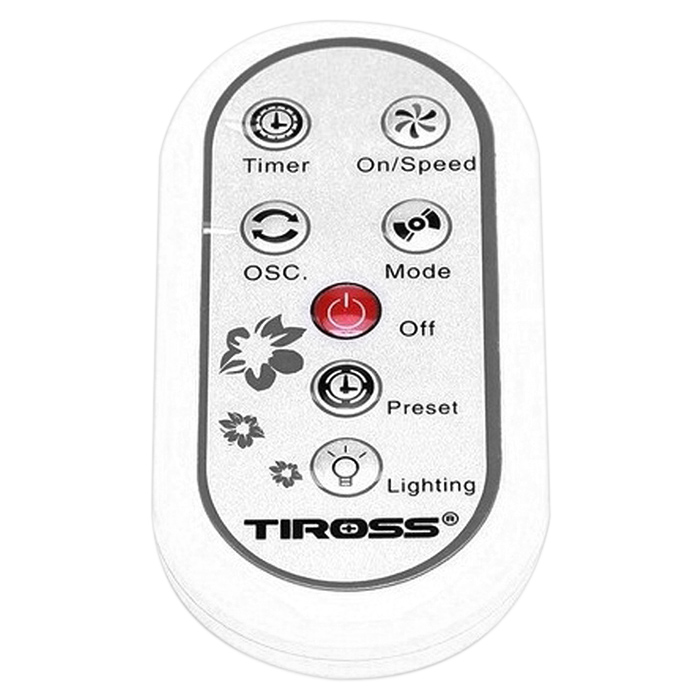 Quạt Cây Có Điều Khiển Tiross TS9561 - Đỏ Đen - Hàng chính hãng